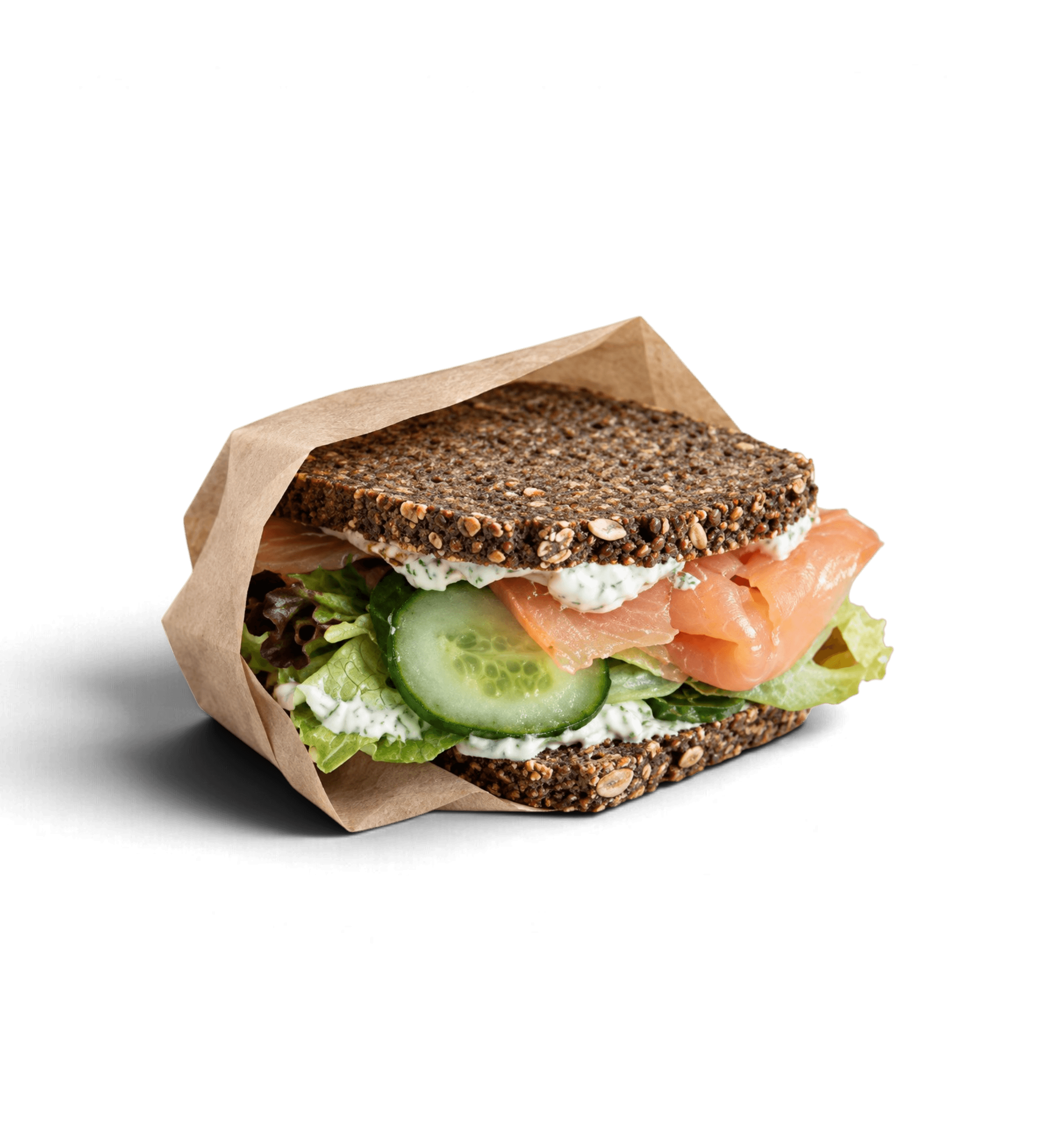 Rugbrødssandwich