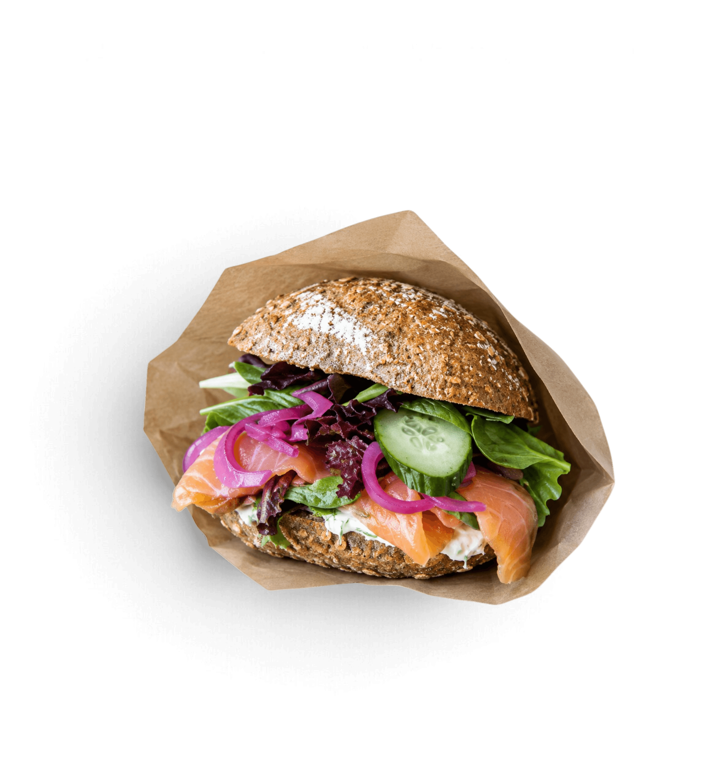 Sandwich m. røget laks