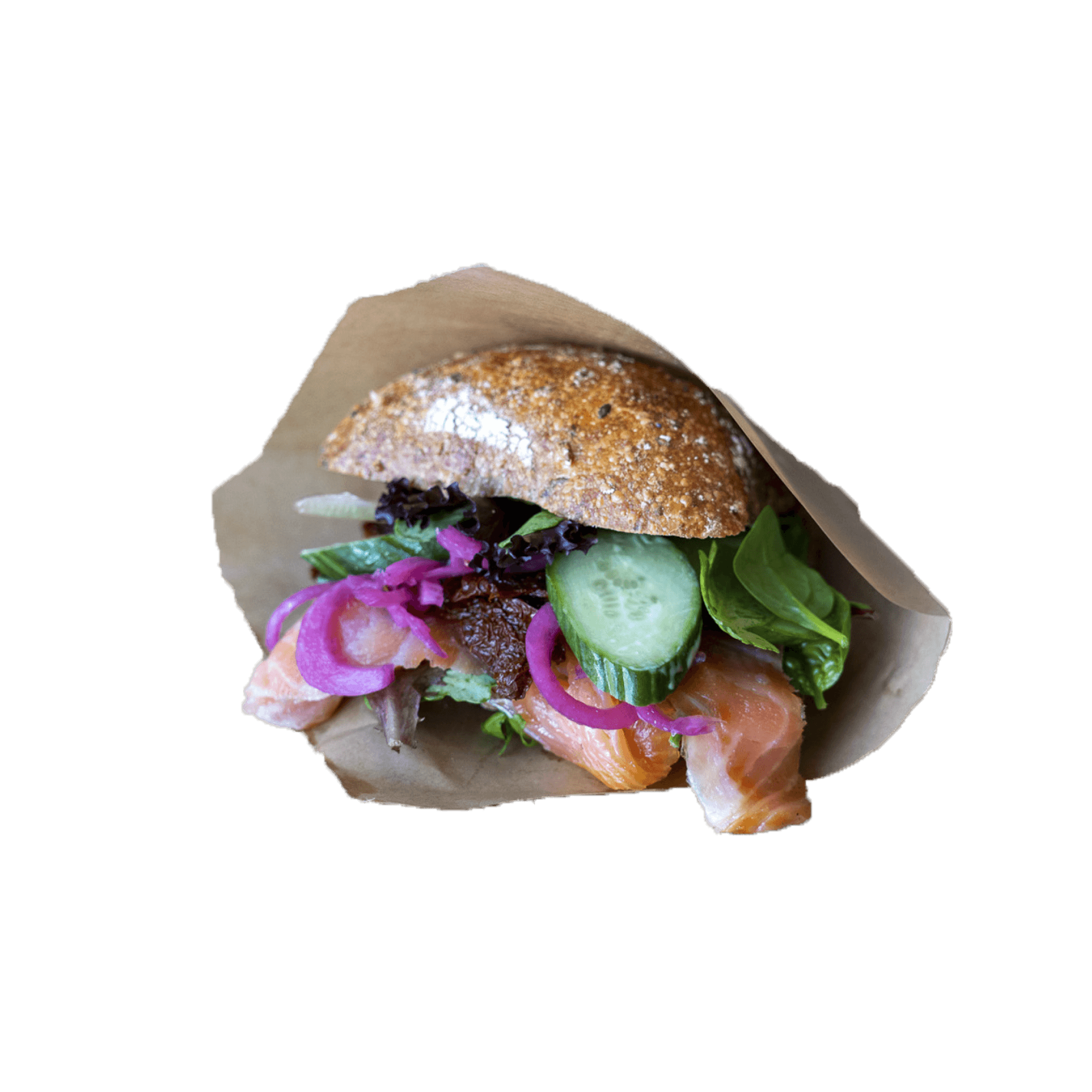 Sandwich m. røget laks